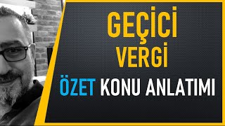 Geçici Vergi Nedir ve Nasıl Hesaplanır [upl. by Lunseth]