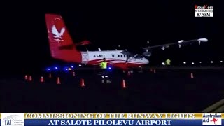 🇹🇴 Commissioning of the Runway Lights at Salote Pilolevu Ha’apai Veu Airport Kingdom of Tonga [upl. by Lyndsie736]