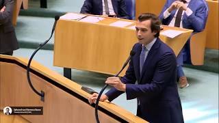 Baudet pareert Buma en krijgt applaus quotFijn dat u er bentquot  Debat afschaffing Dividendbelasting [upl. by Barabas120]