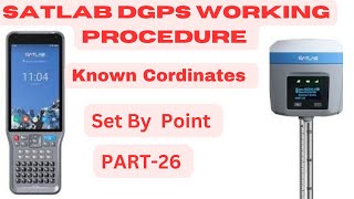 Satlab Dgps I satlab Dgps working procedure I Set by Point In Satlab Dgps I Dgps Full Training [upl. by Sibeal80]