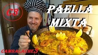 PAELLA MIXTA CARNE amp MARISCO FACIL Y SENCILLA [upl. by Diannne]