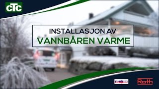 Varmepumpe  Installasjon av vannbåren varme  CTC [upl. by Kere]