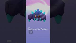 pokemongo gameplay evolution of shiny roggenrola [upl. by Drazze745]