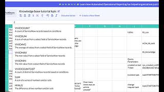 Part 3a  Status of Knowledge Base Articles KPIs [upl. by Fransis]