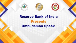 Reserve Bank Ombudsman Speak [upl. by Aleydis]