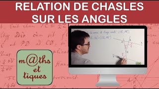 Appliquer la relation de Chasles sur les angles  Première S [upl. by Mahala534]