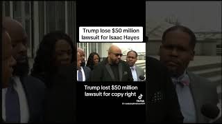 Isaac Hayes WINS in COURT against Trump [upl. by Arracahs]