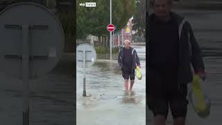 Heavy flooding hits Czech Republic [upl. by Akinit491]