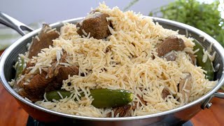 طبخ وصفة الكبسة البيضاء باللحم بطريقة سهلة واحترافية Cooking Arabian white kabsa with meat and rice [upl. by Lindeberg]