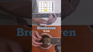 breakeven  the script guitartutorial bertsguitartutorials [upl. by Orvil185]