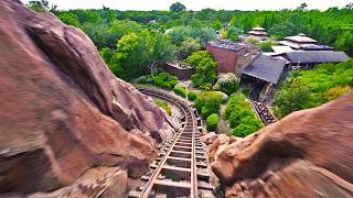 Expedition Everest 2024  Disneys Animal Kingdom Roller Coaster Ride at Walt Disney World 4K POV [upl. by Orlina]