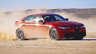 2021 Alfa Romeo Giulia Quadrifoglio – FURIOUS Sports Sedan [upl. by Einahteb]