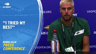 Borna Gojo Press Conference  2023 US Open Round 4 [upl. by Emerick]