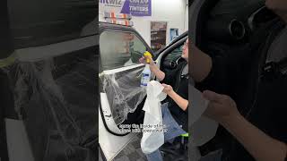 Remove Tint BEST Way to do it diy tint cars windowtint [upl. by Flavia]