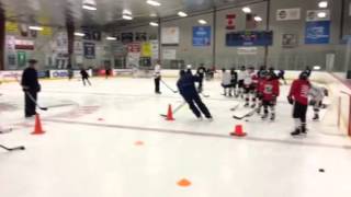 Kovalev Leads Stickhandling Station [upl. by Voltmer1]