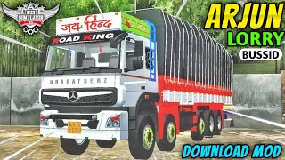 BHARATBENZ Lorry Mod For Bus Simulator Indonesia  Free Mod  New Bus Mod For Bussid  bussidmods [upl. by Mickie]