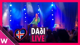 Daði og Gagnamagnið – Think About Things LIVE  Melfest WKND Iceland Eurovision 2020 [upl. by Emlen]