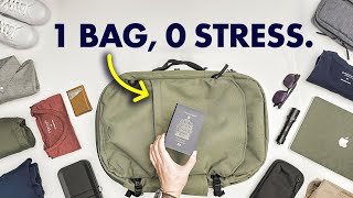 How to travel with just one bag amp zero sacrifices [upl. by Sackman]