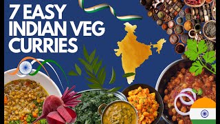 Top 7 Veggie Delights Indian Vegetable Curries to Master  Cooking School [upl. by Nera]