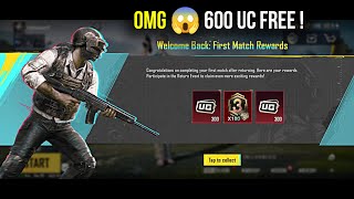 OMG 😍 Free 600 Uc In Bgmi  Bgmi Free Rp Kaise le  How To Get Free Uc In bgmi  Free Uc Trick [upl. by Negaem956]