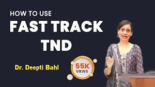 Study plan with FAST TRACK TND  Dr Deepti Bahl [upl. by Layor203]