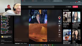 xQc reacts to Akademiks almost crying witnessing Kendrick Lamar perform quotNot Like Usquot [upl. by Neerhtak356]