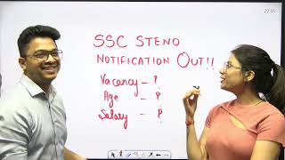 SSC Stenographer Notification 2023 Out 😱  SSC Steno 2023 Vacancy Syllabus Exam Pattern  LAB [upl. by Nnahoj171]