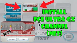 Install FCE ULTRA GX Channel on Wii 2022 [upl. by Neelra]