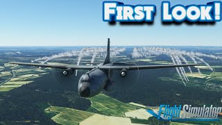 AzurPoly Transall C160  First Look Review  Microsoft Flight Simulator [upl. by Laenahtan583]