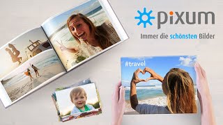 Fotobuch und Fotokalender am Smartphone erstellen  Pixum App [upl. by Aihtyc78]