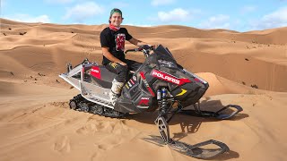 Snowmobile in the Sand Dunes [upl. by Stanton]