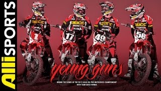 GEICO Hondas Barcia Tomac Bogle  Hahn Give Inside Access to Hangtown Prep  Young Guns Episode 1 [upl. by Einnaf]