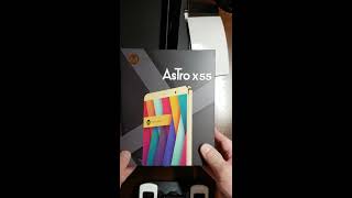 Unboxing a MAXWEST Astro X55 Unlocked Dual SIM GSM Android Smartphone [upl. by Laban]