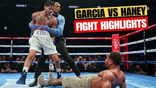 THREE KNOCKDOWNS  Devin Haney vs Ryan Garcia Fight Highlights [upl. by Aimat]