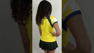 Camisa de Vôlei Brasil Retrô 1996 Atlanta Amarela  Feminina [upl. by Edie]