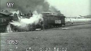 1930s Head on Train Collision [upl. by Tatianas]