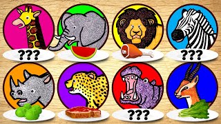 Carnivore vs Herbivore Animals  Learn What Wild Animals Eat [upl. by Tildie]