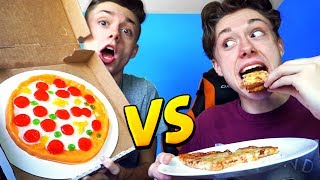 GUMMY FOOD vs REAL FOOD CHALLENGE 2 [upl. by Eleynad]