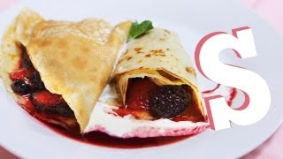 Berry Mojito Crepe Recipe  SORTED [upl. by Gnol]