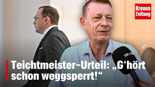 TeichtmeisterUrteil „G‘hört schon weggsperrt“  kronetv NEWS [upl. by Odnalor294]