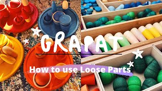 Grapat Toys How to use Loose Parts plus a review on our Entire collection Montessoriwithhart [upl. by Ragland]