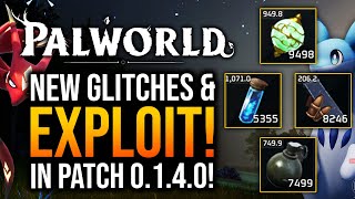 Palworld  10 GLITCHES AFTER PATCH 0140 [upl. by Barcus]