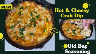 Insanely Delicious Cheesy CRAB DIP [upl. by Naffets]