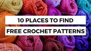 CROCHET 101 Where to Find FREE Crochet Patterns Best Websites for Beginner Crochet Patterns [upl. by Colette]