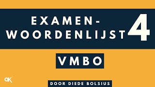 Examen Woordenlijst 4 voor vmbo [upl. by Ace518]