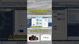 Counter Instruction mitsubishi PLC GX Works3 RCPU Series shorts counter plc mitsubishi youtube [upl. by Quinton]