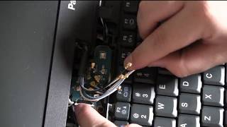 How to replace the power button board in a Toughbook CF53 [upl. by Nealy]