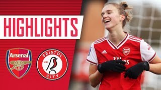 Miedema scores 6 and assists 4  Arsenal Women 111 Bristol City  Highlights [upl. by Nyltyak]