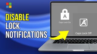 How To DisableTurn Off CapsLockNum Lock OSD Notification On HP PC [upl. by Karleen]