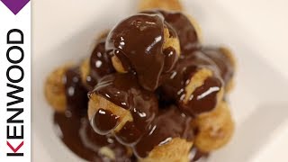 Profiteroles Recipe  Demonstrated with Kenwood Chef [upl. by Renmus]